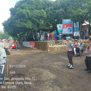 Polres Lombok Utara Pastikan Keamanan Kampanye Dialogis Paslon Bupati