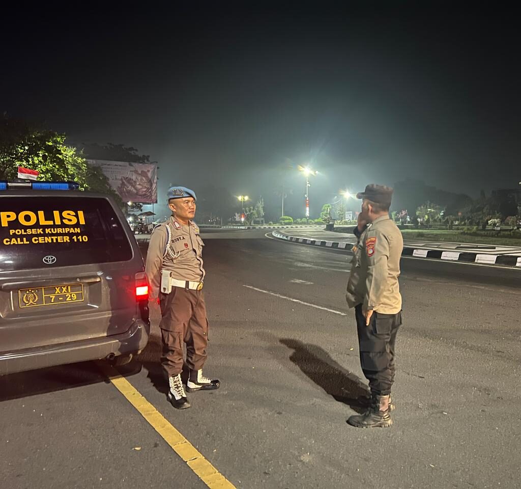 Patroli Blue Light Polsek Kuripan: Jamin Keamanan di Jalan Bypass Lombok Barat