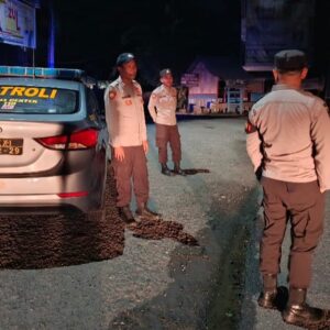 Patroli Blue Light Polsek Kediri Cegah Kejahatan di Perbatasan Lombok