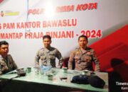 Polres Bima Kota Intensifkan Pengamanan di Kantor KPU dan Bawaslu Jelang Pilkada 2024