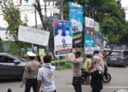 Satgas Kamseltibcar Lantas Polres Bima Kota Atur Lalu Lintas untuk Mengurai Kemacetan Saat Kampanye