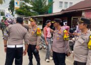 Kapolres Sumbawa Barat Turun Langsung Beri Motivasi Anggotanya dalam Pengamanan Kampanye Akbar Hari ke-4