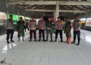 Polsek Jajaran Polres Sumbawa Laksanakan Pengamanan Dan Pantau Jalannya Rapat Pleno Di PPK