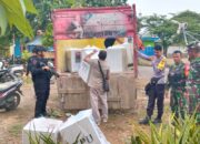 Kerja Tak Kenal Lelah, Personel Polres Bima Kota Kawal Pergeseran Logistik Pemilukada dari PPK ke KPU