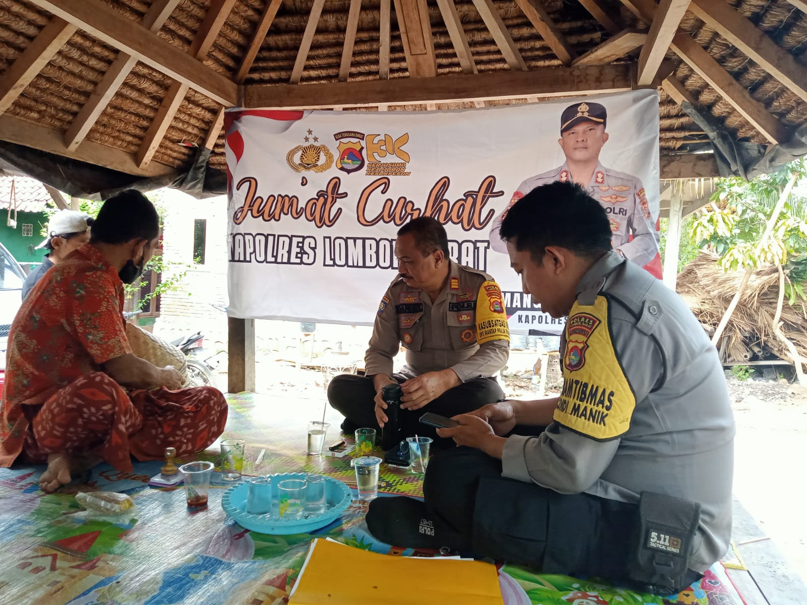 Jumat Curhat Polres Lombok Barat, Warga Suarakan Masalah