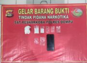 Satresnarkoba Polres Dompu Hentikan Distribusi Sabu dari Sumbawa, Pengedar Ditangkap