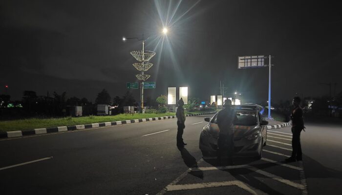 Gelar Patroli KRYD Dini Hari, Polsek Kediri Amankan Bypass BIL dari Aksi 3C dan Balap Liar