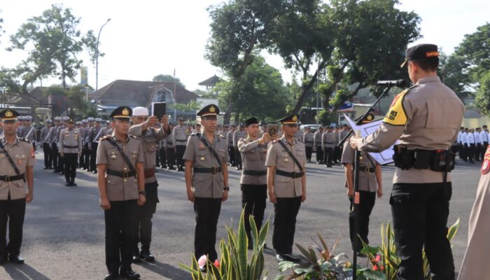 Polres Loteng Gelar Upacara Sertijab PJU Dan Sejumlah Kapolsek.