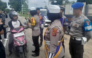 Polres Lobar Gelar Operasi Keselamatan Rinjani 2025: Edukasi Humanis, Reward Sayuran Segar