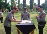 Sertijab Pejabat Polres Lombok Barat: Kapolres Tekankan Peningkatan Kinerja