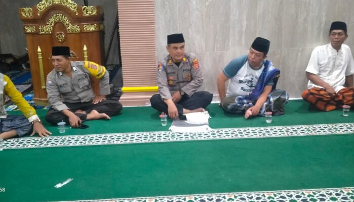 Kapolsek Kediri Pererat Silaturahmi Jelang Ramadan, Masyarakat Antusias