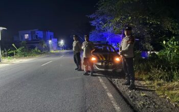 Polsek Kediri Gencarkan Patroli Malam untuk Cegah 3C dan Balap Liar