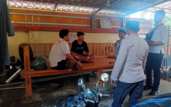Cegah Gangguan Kamtibmas, Polsek Kediri Lakukan Patroli Humanis