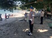 Polsek Batulayar Intensifkan Patroli Jaga Keamanan Pantai Senggigi