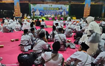 Kapolsek Gerung Pastikan Keamanan JCH Kloter 11 Lombok Barat