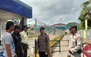 Pengawasan Ketat Satpam Pelabuhan Lembar oleh Polres Lombok Barat