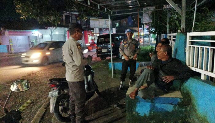 Polsek Kediri Intensifkan Patroli Malam Demi Jaga Kamtibmas