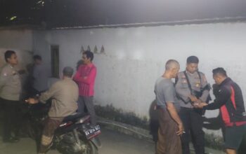 Wujudkan Kamtibmas Kondusif, Anggota Polsek Brang Rea Laksanakan Patroli Dialogis