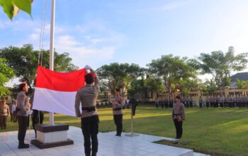 Kapolres Lombok Utara Pimpin Upacara Peringatan Hari Kebangkitan Nasional ke-117