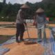 Bhabinkamtibmas Kelurahan Nungga Bantu Jemur Jagung Warga, Dukung Program Ketahanan Pangan