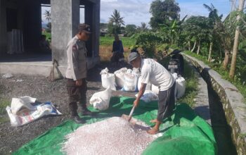 Polri Dukung Ketahanan Pangan di Kediri Lombok Barat