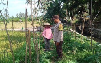 Bhabinkamtibmas Taman Ayu Galakkan Ketahanan Pangan Keluarga