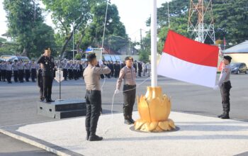 Polres Loteng Gelar Upacara Peringatan Hari Lahir Pancasila.