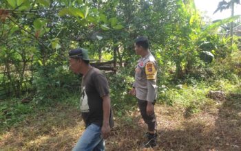 Memperkuat Ketahanan Pangan, Bhabinkamtibmas Kuranji Dalang Gencarkan Kunjungan ke Warga