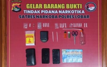 Satresnarkoba Lombok Barat Ungkap Peredaran Sabu Lintas Kabupaten