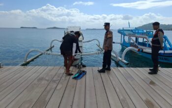 Patroli Rutin Polsek Sekotong Jaga Keamanan Wisatawan di Lombok Barat