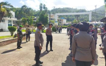 Ibu Wapres Kunjungi Lombok Barat, Polres Gelar Apel Keamanan Ketat