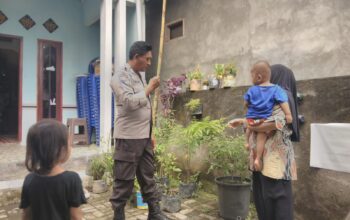 Polsek Kediri Aktifkan Peran Polisi Desa dalam Isu Ketahanan Pangan