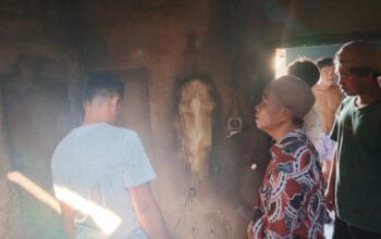 Rumah Warga di Lembar Selatan Ludes Dilalap Api, Kerugian Ditaksir Capai Puluhan Juta Rupiah