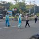 Personel Polsek Rasanae Barat Laksanakan Rawan Pagi, Lancarkan Arus Lalu Lintas dan Jaga Keamanan Pengguna Jalan