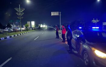 Patroli Blue Light Polsek Kediri Jaga Keamanan Jalan Umum BIL, Cegah Kriminalitas dan Balap Liar