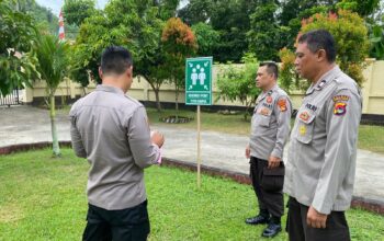 Polsek Lembar Dinilai dalam Lomba Kebersihan Mako Polres Lombok Barat