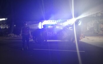 Patroli Blue Light Sat Samapta Cegah 3C di Jalur Bypass BIL I, Lombok Barat