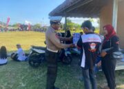 Satlantas Lombok Barat dan VOCLOM Gelar Edukasi Safety Riding di Gerung