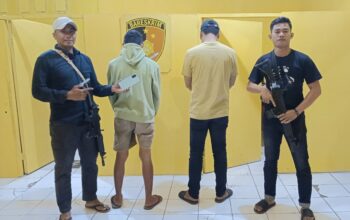 Team Opsnal Polsek Sape Polres Bima Kota Amankan Terduga Pelaku Pencurian Handphone di Kantor Polisi