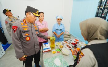 Kapolri Tinjau Pelaksanaan SPPG Polrestabes Medan, Pastikan MBG Tepat Sasaran