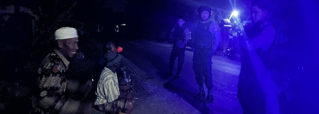Patroli Malam Intensif Polres Lombok Barat Amankan Kecamatan Kuripan dari 3C dan Balap Liar