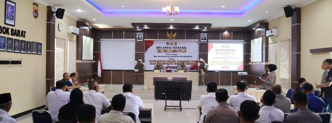 Puslitbang Polri Perkuat Strategi Pemberantasan Narkoba di Lombok Barat