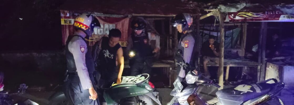Cegah Kriminalitas, Tim Presisi Polres Lombok Barat Gelar Patroli di Lelede