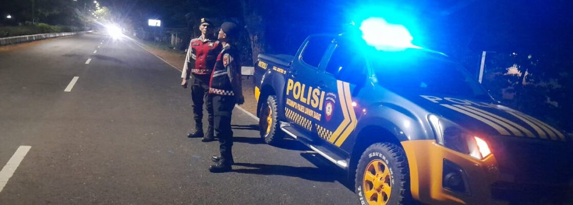 Polres Lombok Barat Rutin Gelar Patroli Preventif di Bypass Bandara Lombok