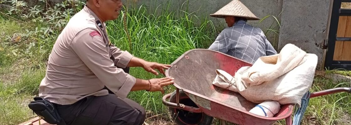 Polsek Labuapi Dorong Ketahanan Pangan Lewat Program Bhabinkamtibmas di Desa Merembu