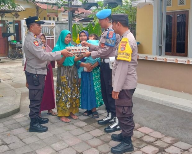 Program Telur Polsek Kediri Dapat Dukungan Pemuda Desa Gelogor, Wujudkan Zero Stunting