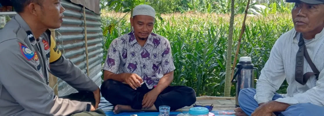 Bhabinkamtibmas Bangun Ketahanan Pangan Lewat Door to Door System