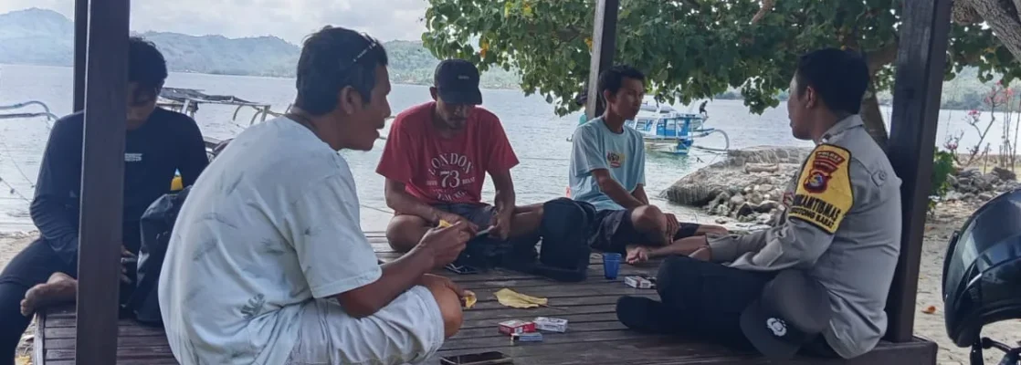 Bhabinkamtibmas Sekotong Gencar Edukasi Manfaatkan Pekarangan untuk Ketahanan Pangan