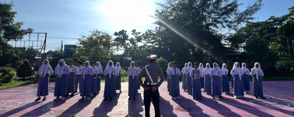 Disiplin Sejak Dini, Satlantas Lombok Barat Bentuk Pelajar Pelopor Keselamatan Jalan