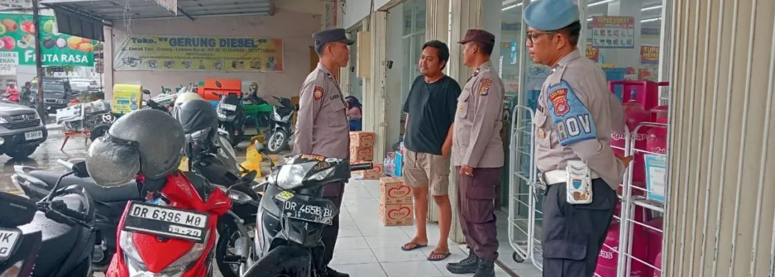 Patroli Preventif Polsek Gerung Amankan Lombok Barat